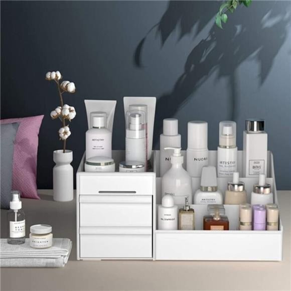 Makeup Organizer With Drawers — Countertop Organizer for Cosmetics,Vanity Holder - Picture 5 of 6